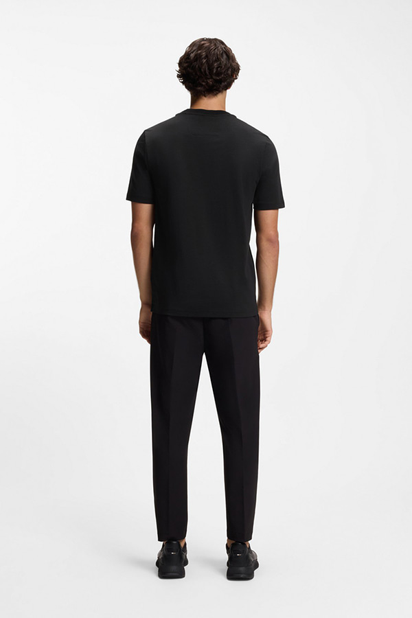 ΜΠΛΟΥΖΑ T-SHIRT BOSS - 001 ΜΑΥΡΟ